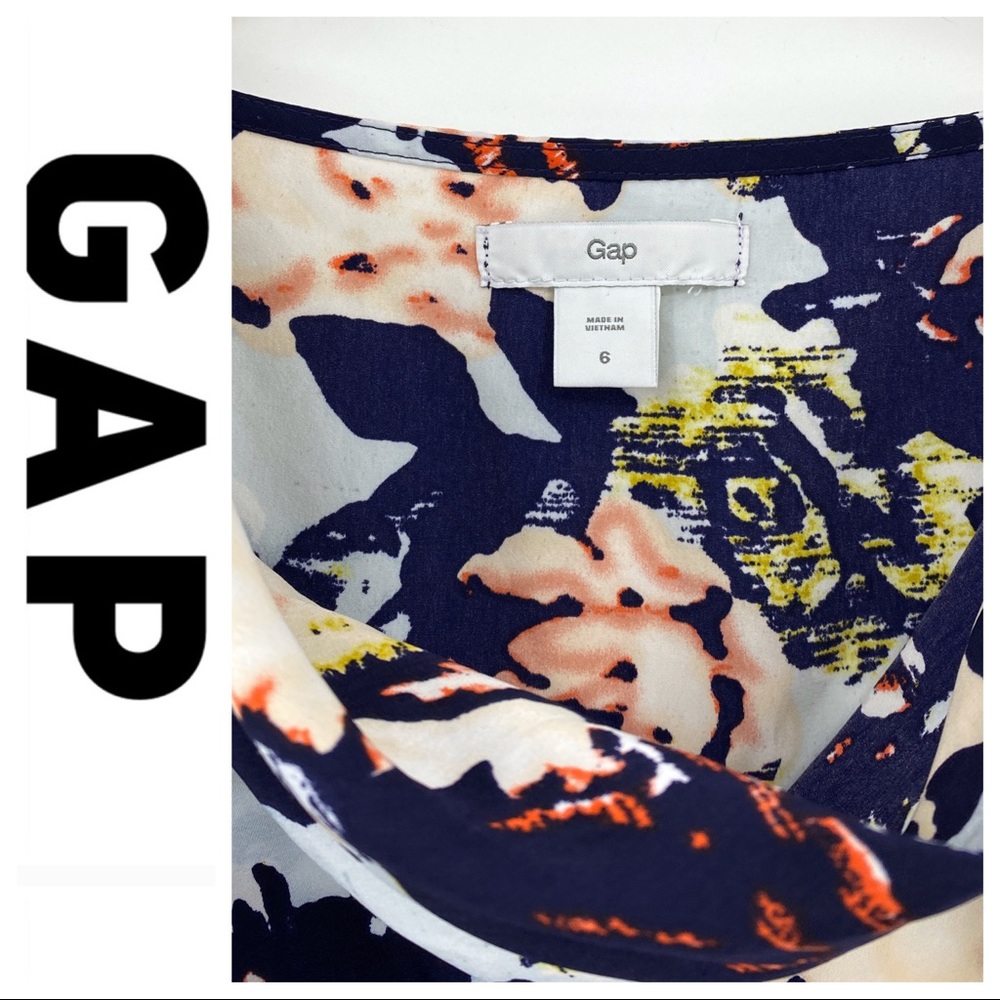 💕SALE💕 Gap Floral Ruffle Cowl Neck Dress - Picture 3 of 7
